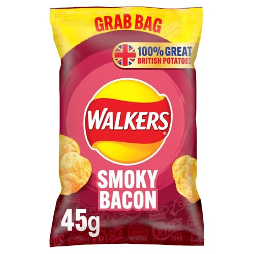 Walkers Walkers Crisps Smoky Bacon 32X45G 1