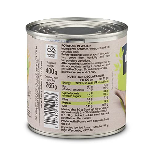 D'Aucy Potatoes 400g (Pack of 12) 1