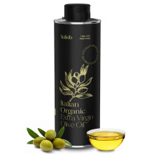 100% Italian Organic Olive Oil Extra Virgin | High Polyphenols Cold Pressed & Early Harvest from Tuscany | Extra Virgin Olive Oil (0.75l)