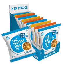 Protein Balls Mixed Variety Pack by The Protein Ball Co - High Protein Range, 100% Natural, Vegetarian, Vitamin Enriched, Protein Snacks - 10 x 45g