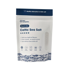 Feel Complete - 800g Fine & Dry Celtic Salt ? No Grinding Needed ? Celtic Salt Organic Approved, 82 Essential Minerals ? Healthy Celtic Sea Salt