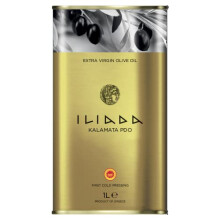 Iliada Pdo Kalamata Extra Virgin Olive Oil Tin, 1 Litre (Pack of 1)