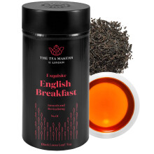 English Breakfast Tea Loose Leaf - Sri Lankan Ceylon Tea Leaves with Full-Bodied Briskness & Warm, Toasted Caramel Notes - Easy to Brew Black Tea by