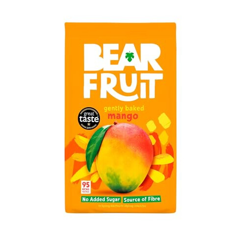 Bear BEAR Fruit Mango - Sharing Pack - Gently Baked Fruit - Healthy - Vegan - 6 x 100g 1