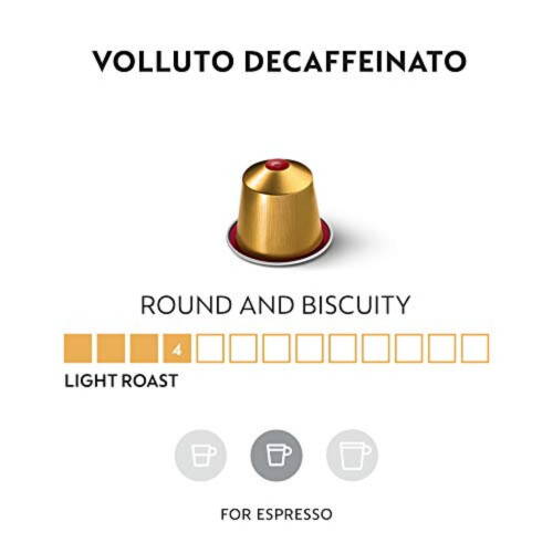Nespresso 50 Nespresso Volluto Decaffeinato Coffee Capsules 1