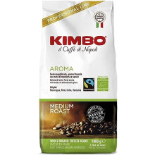 Kimbo Aroma Organic Fairtrade Coffee Beans 1kg