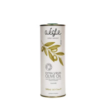 Aegle Polyphenols Early Harvest Extra Virgin Olive Oil, Monovarietal - Koroneiki, Aroma of Green Unripe Olives, Cold Pressed, Greece -Tin-500ml