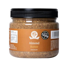 Nutural World - Crunchy Almond Nut Butter (1kg) Great Taste Award Winner - 100% Pure - Single Ingredient *** New Packaging ***