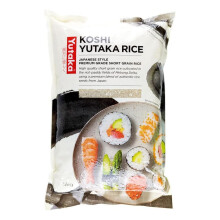 Yutaka Koshi Rice 5kg | Premium Grade Japanese Short Grain Rice | Authentic Japanese Rice Round Grain | Perfect for sushi rice, sticky rice and