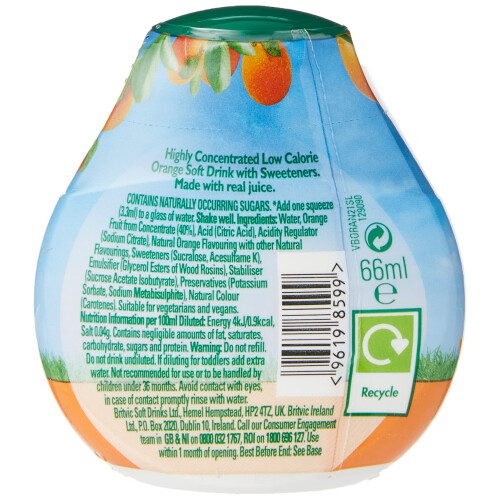 Robinsons Mini - No Added Sugar - Low Calorie - Orange, 6 Count 1