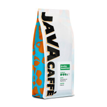 Java Caff? Brazilian Smooth Roast Ground Coffee, 1kg Resealable Bag, 100% Arabica Hand Roasted Coffee For Cafetieres & Filters