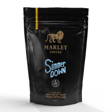 Decaffeinated Coffee Bags - 50 x Decaf Organic Ground Coffee Bags - Simmer Down Blend - Marley Coffee - From The Marley Family - Medium Roast -