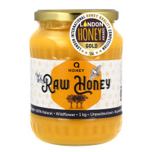 Pure Raw Honey 1kg Gold Award Winner of London International Honey Quality Competition 2024