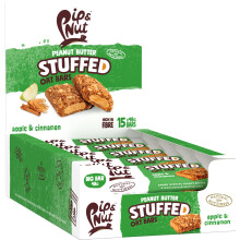 Pip & Nut Peanut Butter Stuffed Oat Bar Apple & Cinnamon 15 x 48g