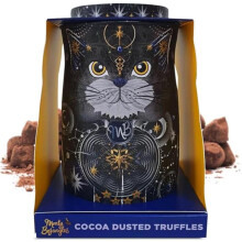 Monty Bojangles Cosmic Blink Cocoa Dusted Chocolate Truffles Cat Tin (135g - Cookie Moon) Flavoured Luxury Chocolatey Truffles - Collectable Cat Tin,