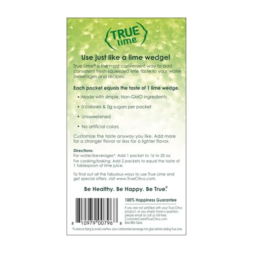 True Lime Bulk Dispenser Pack, 100 Count (2.82oz) by True Citrus 2