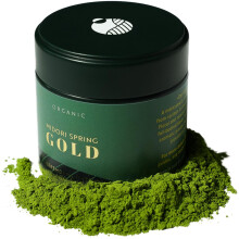 Midori Spring Organic Ceremonial Matcha - GOLD CLASS - 1st Harvest Premium Japanese Matcha Green Tea Powder [Certified Organic, Vegan] (30g)