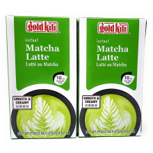 [ 2 x 250 g (10 x 25 g)] Gold KILI Instant Matcha Latte / Matcha Latte