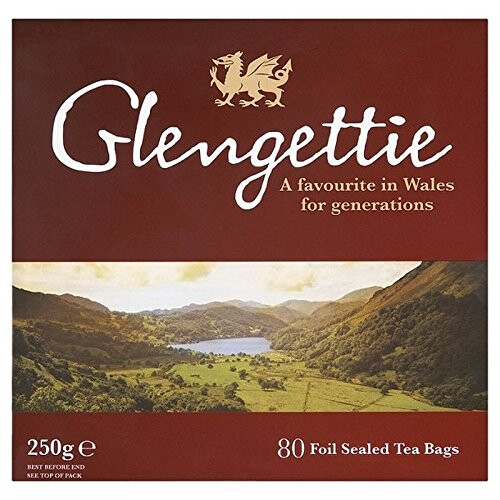 Glengettie Tea Bags 80 per Pack - Pack of 6