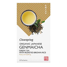Clearspring Organic Japanese Genmaicha Tea 20 Bags (Pack of 3)