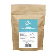 The Tea Masters Loose Leaf Tea - Decaf English Breakfast - Fannings (1x250g)