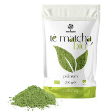 ERBOTECH - BIO Matcha Tea/Organic Japanese Green The Powder 200g, 100% Natural Multivitamin, Vegan. Ideal for Cakes, Smoothies, Iced T?