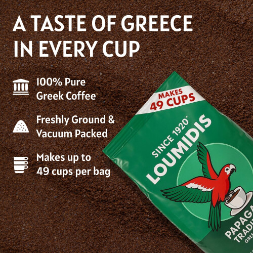 Loumidis Traditional Greek Coffee (490g) 2