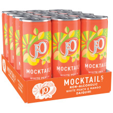 J2O Mocktail Peach and Mango Daiquiri, 250ml Can (Pack of 12)