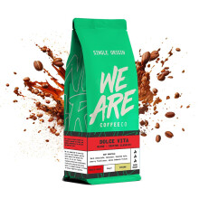 We Are Coffee Co Dolce Vita Blend 1kg Bag, Whole Bean Coffee, 100% Arabica & Robusta, Dark Roast Fresh Single Origin