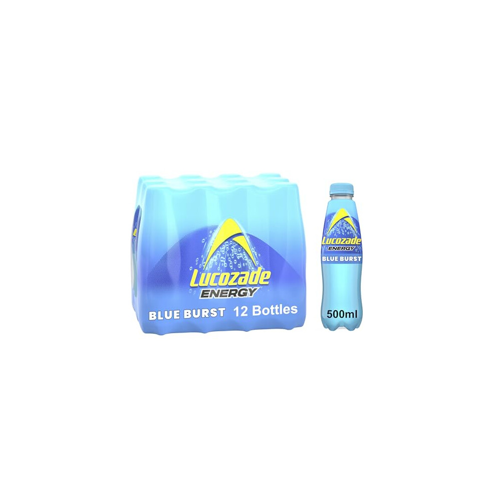 Lucozade Energy Burst 500Ml (Pack Of 12) Blue