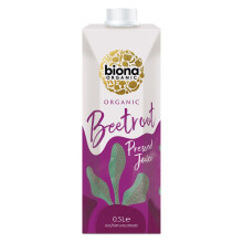 Biona Organic Beetroot Juice 500ml, Pack of 12 - Not from Concentrate - Pure, Pressed Beet Juice - Freshly Harvested by Organic Farmers - Ideal for
