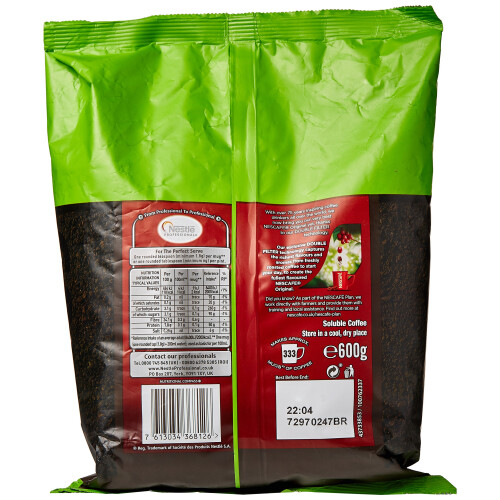Nescafe NESCAF? Original Medium Roast Instant Coffee Refill Pouch 600g 1