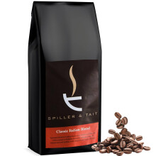 Spiller & Tait Classic Italian Blend 1kg Bag, Strong Full Bodied Coffee Beans, Premium Arabica & Robusta Beans, Espresso Blend for All Coffee Machines