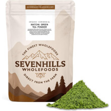 Sevenhills Wholefoods Organic Japanese Ceremonial Matcha Green Tea Powder 100g | from Uji, Kyoto, Japan | Shade-grown | For Hot & Cold Drinks, Lattes,