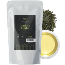 Japanese Sencha Green Tea Loose Leaf - Natural & Authentic Japanese Green Tea - Clean Green Infusion & Smooth, Grassy-Sweet Notes - 250g Easy to Brew