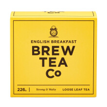 Brew Tea Co - English Breakfast Loose Leaf Tea - Strong and Malty - 226g