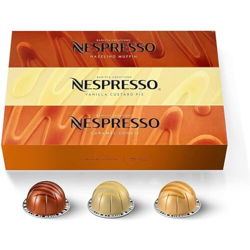 Nespresso 30 capsules NESPRESSO VERTUO Vanilla + Caramel + Hazelnut