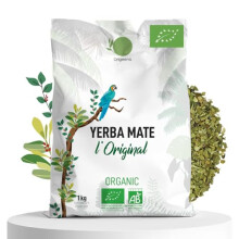 ORIGEENS ORGANIC YERBA MATE 1Kg | Yerba Mate Tea unsmoked, Leaf, without stems, not powdery | Energy and Detox Drink