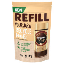 NESCAF? Gold Blend Refill 150g | 5 Packs | 416 Cups | Rich and Smooth Coffee | Premium Quality Instant Coffee for a Perfect Cup