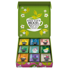 Clipper Tea Organic Herbal & Green Tea Selection Gift Box | Organic, Eco Friendly & Fair Trade | Assorted Individually Wrapped Tea Bags | 1 Sampler