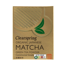 Clearspring Organic Japanese Matcha Green Tea Powder Ceremonial Grade, 30g