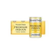 Fever-Tree Indian Tonic Water 8 x 150 ml (Pack of 3 Total 24 Cans)