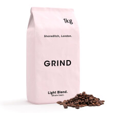Grind Light Blend Specialty Coffee Beans ? 1kg Bag ? Light Roast ? Suitable for All Coffee Machines ? 100% Arabica ? Barista Quality ? Freshly Roasted