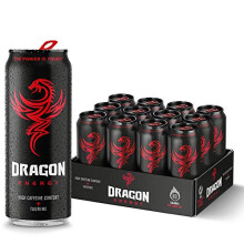 Dragon Energy Red Energy Drink 12 x 500ml Cans