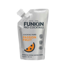 Funkin Pro Passion Fruit Puree for Cocktails, Cooking & Baking, Real Fruit Cocktail Ingredients, Puree Mixer 1 kg