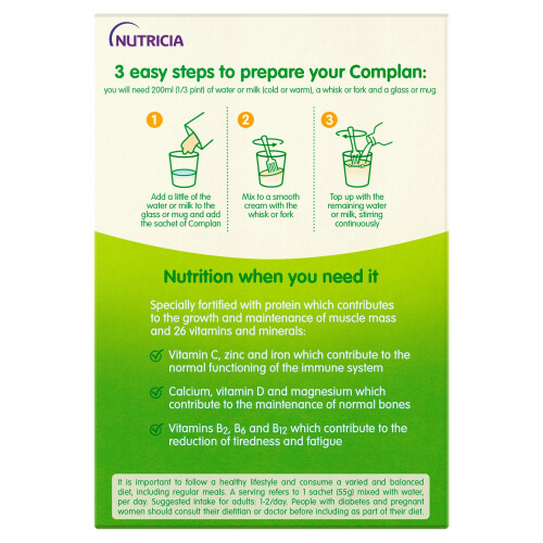 Complan Complan Velvety Vanilla Nutritional Drink Sachets, 4 x 55 g (Pack of 4) 2