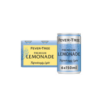 Fever-Tree Light Premium Lemonade 6x150ml (Pack of 4, Total 24 Cans)
