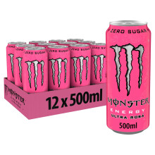 Monster Ultra Rosa 12 x 500 ml