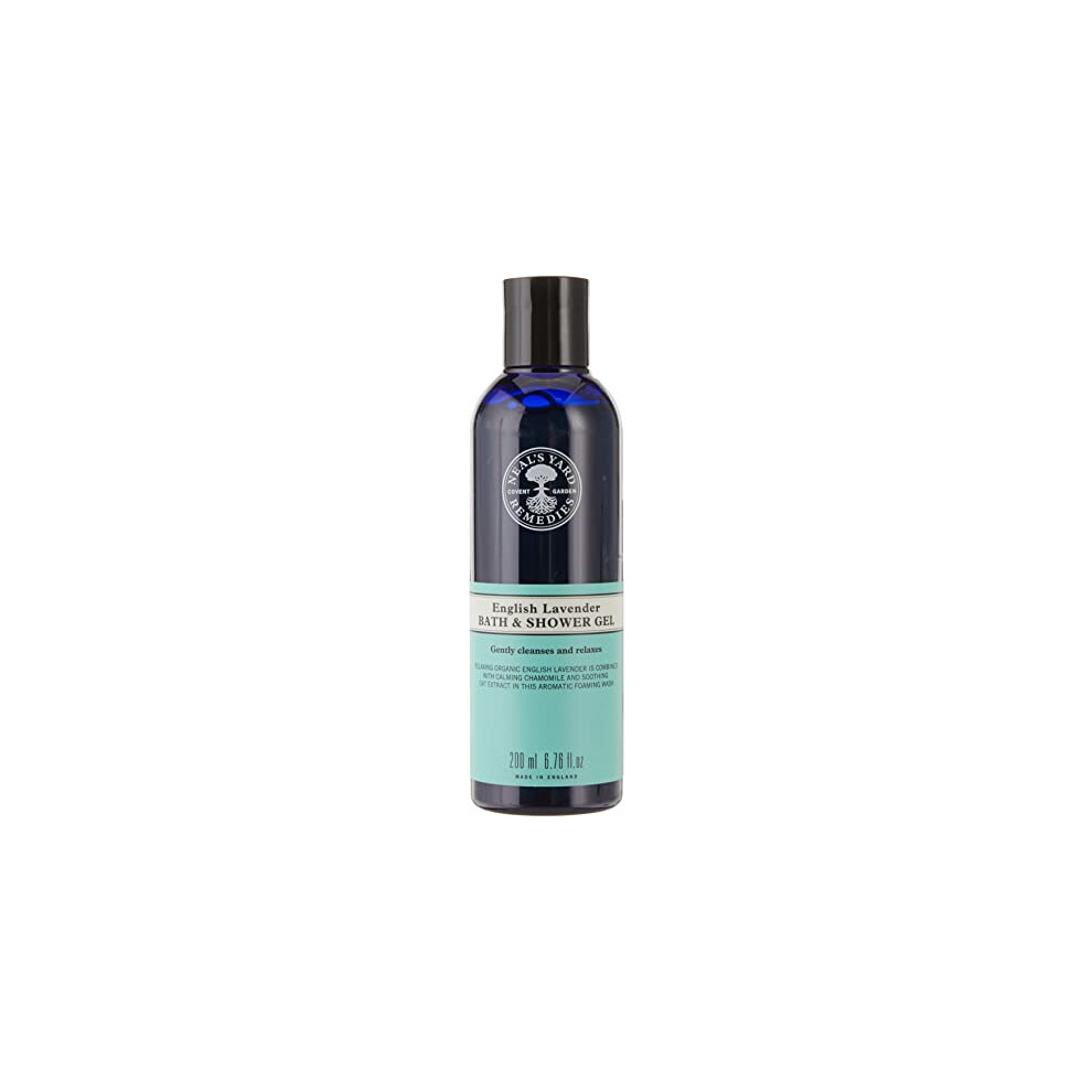 Neal's Yard Remedies English Lavender Bath & Shower Gel | Clean Your Body & Relax Your Mind | 200ml