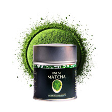 Heapwell Kyoto Uji Finest Ceremonial Matcha ? Japanese First Harvest Highest Grade Green Tea Powder - Authentic Traditional Stone Ground Matcha (30g)